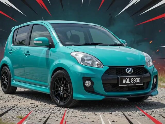 Perodua MYVI 1.3 EZi (2007) WARNA RARE 💚PETRONAS - 1