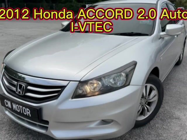 2012 Honda ACCORD 2.0 VTi (A) Bagus Condition - 1