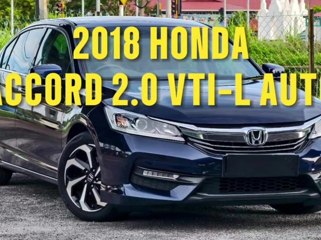 2018 Honda ACCORD 2.0 VTi-L FACELIFT (A) WARRANTY - 1