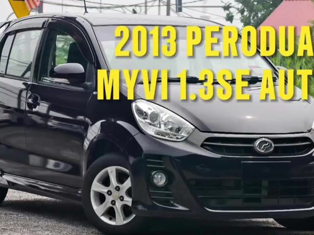 2013 Perodua MYVI 1.3 SE ZHS PURPLE (A) WARRANTY - 1