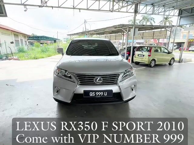 OTR$ 2010 Lexus RX350 F-Sport 3.5 (A) FULLY IMPORT - 1