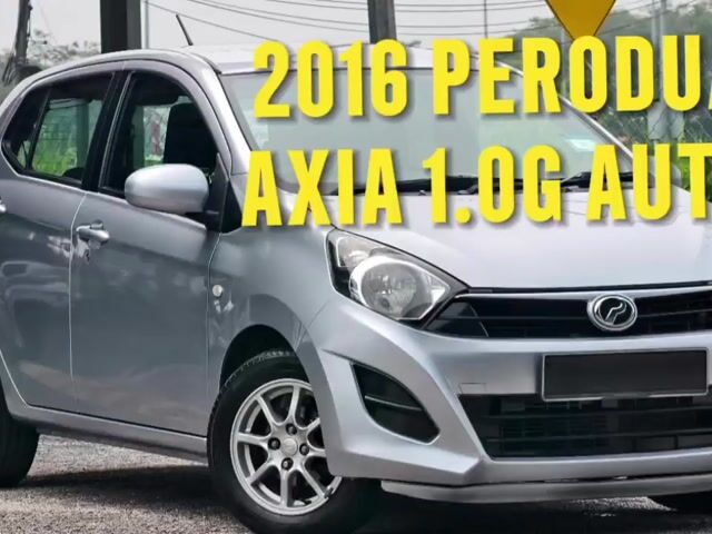 2016 Perodua AXIA 1.0 G (A) SILVER - 1
