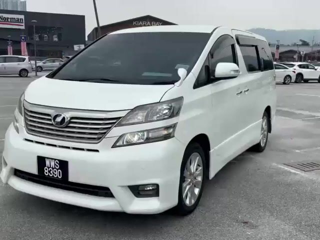 2009 Toyota Vellfire 2.4V AT 7SEAT 2P/DOOR CURTAIN - 1