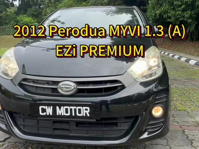 2012 Perodua MYVI 1.3 EZi PREMIUM(A) FULL S/RECORD - 1