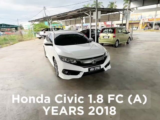OTR$ 2018 Honda CIVIC 1.8  S FC i-VTEC (A) 1 OWNER - 1
