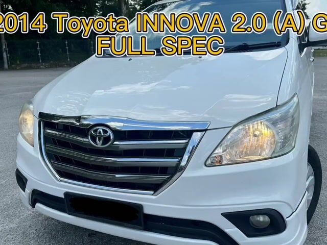 2014 Toyota INNOVA 2.0 G (A) FULL BODYKIT/FACELIFT - 1
