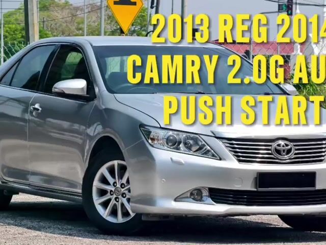 2013 REG 2014 Toyota CAMRY 2.0 G (A) PUSH START - 1