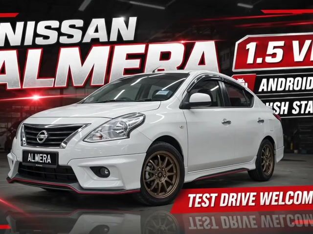LON Kredit! Nissan ALMERA 1.5VL📺Android (👉Start) - 1