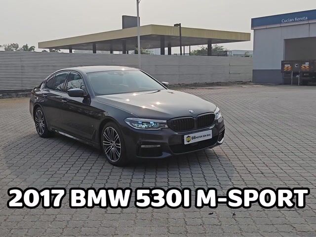 2017 Bmw 5 SERIES 2.0 30I M-SPORT (CBU) G30 (A) - 1