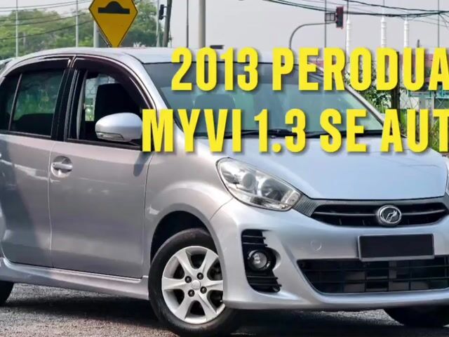 2013 Perodua MYVI 1.3 SE SILVER (A) WARRANTY - 1