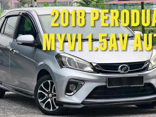 2018 Perodua MYVI 1.5 ADVANCE (A) SILVER - 1