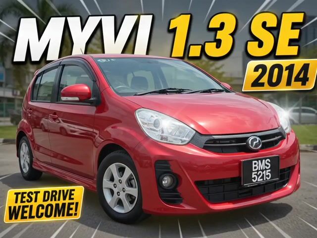 LOAN TERSEDIA! Perodua MYVI 1.3 SE 2014👑1.5 RUPA - 1